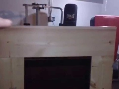 We built a fake Fireplace!
