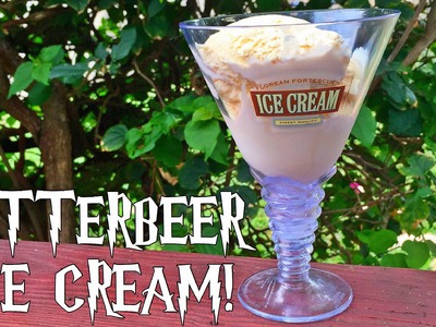 DIY Florean Fortescue's Harry Potter Butterbeer Ice Cream (NO Ice Cream Maker needed!)