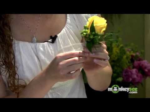How to Finish Your Boutonniere