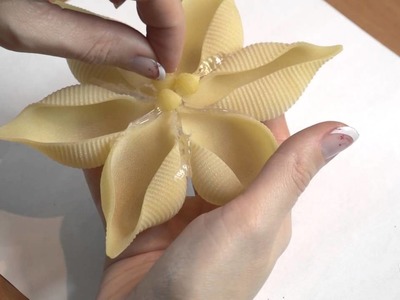 How to make Big Pasta Star Ornament for Christmas Tree by Creative Mom