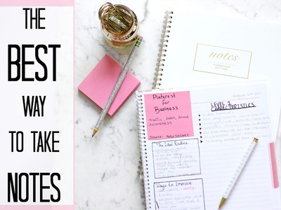How to: Take the BEST creative NOTES | Make studying EASIER + QUICK!