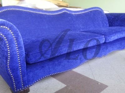 HOW TO UPHOLSTER A NEW SOFA FRAME - ALO Upholstery