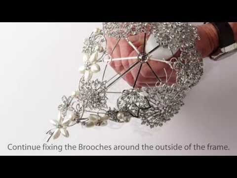 How To Use Our Tear Drop Shaped Brooch Bouquet Kit