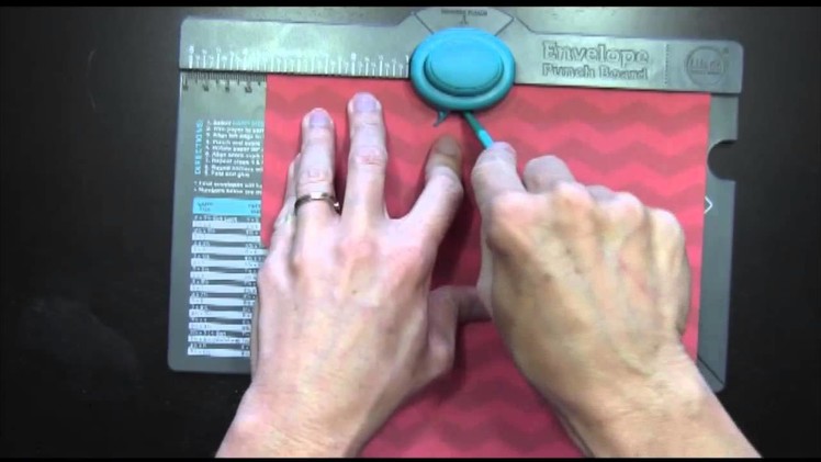 How to use the We R Memory Keepers Envelope Punch Board