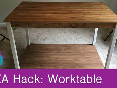 Ikea Hack: Office Worktable