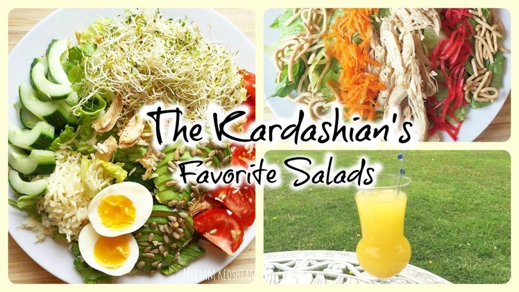 Kardashian's favorite salads & iced green tea mangotini