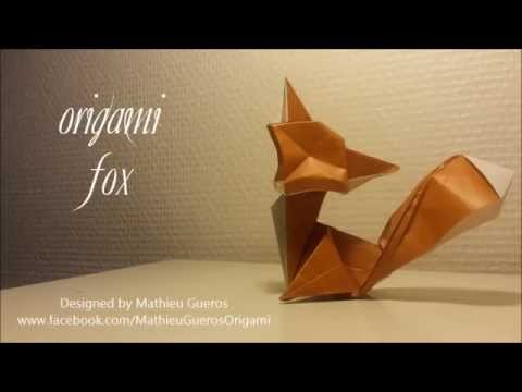 Origami Fox Tutorial (designed by Mathieu Gueros)