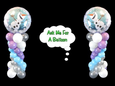 Spiral Balloon Column - Balloon Decoration Tutorial