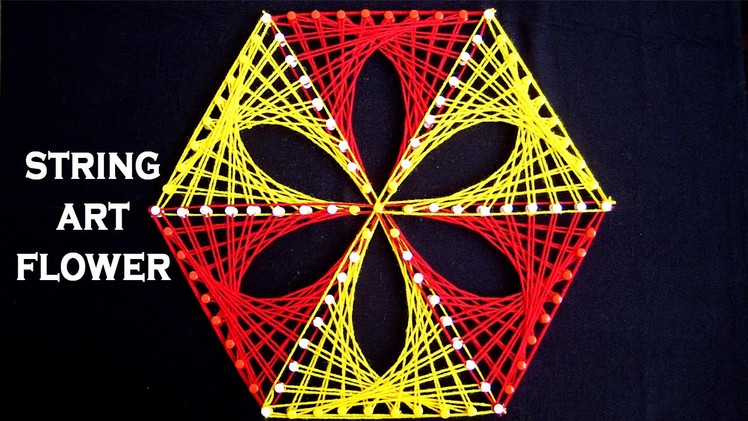 String Art Patterns - String Art Flower Making by Sonia Goyal
