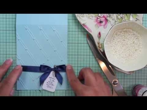 Tiffany Blue Baby Shower Invitations Process video