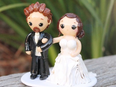 Wedding Cake Topper │ Polymer Clay Process Video