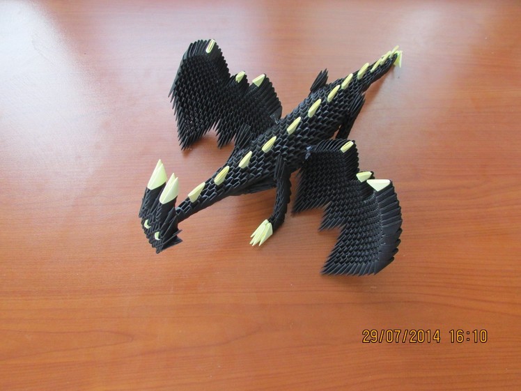 3D Origami Dragon Tutorial   Part 1