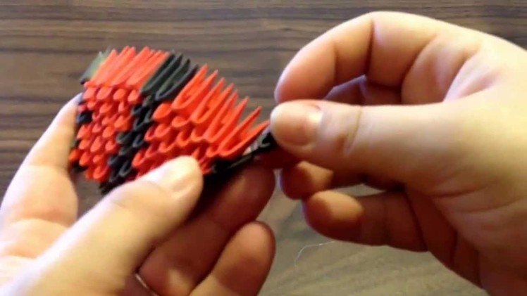 3d origami snake tutorial