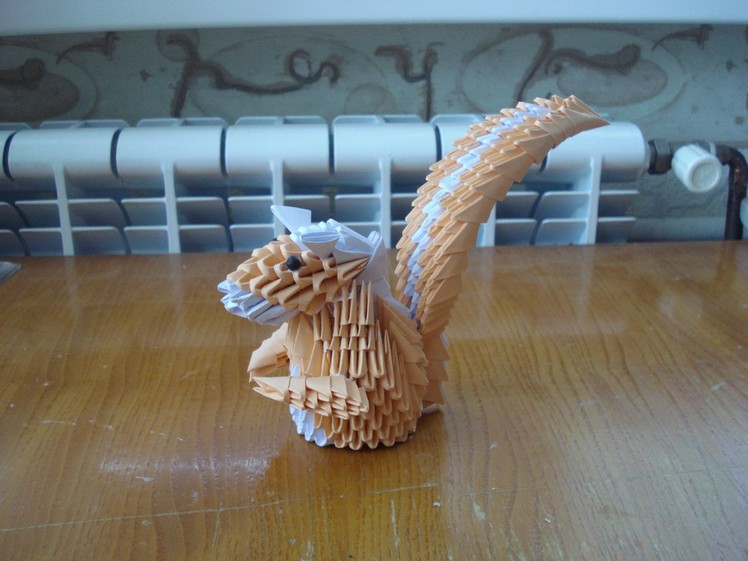3D Origami Squirrel Tutorial - Part 1