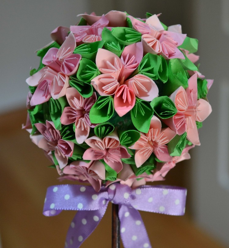 Bouquet flores kusudama