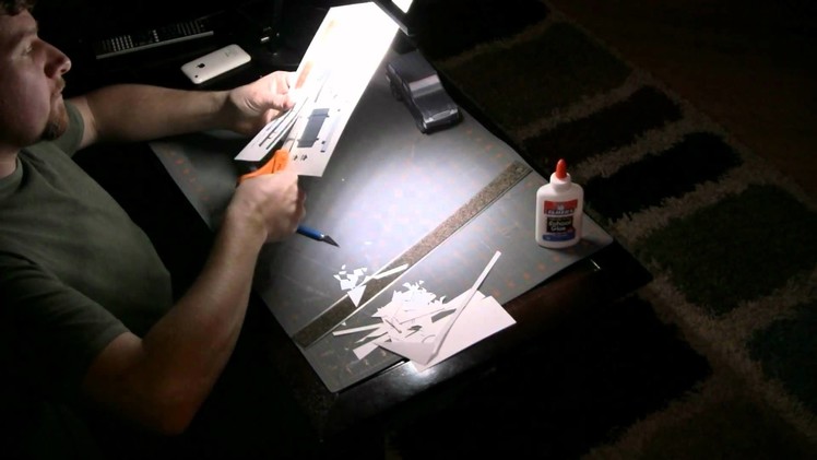 Building the Maxtrax Toyota LC100 paper model