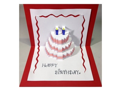 Happy Birthday Cake - Pop-Up Card Tutorial