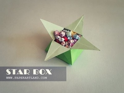 How to Make a A cool Origami Box - Star Box