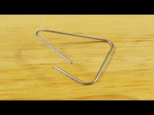How to make a Jumping Paperclip