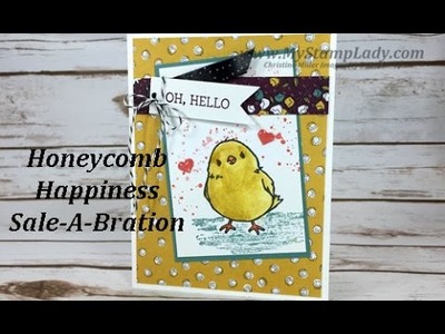 Masking With Stampin' Up!'s Honeycomb Happiness