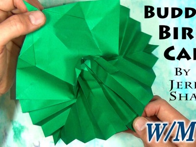 Origami Buddha Bird Pop-up Card (with music)