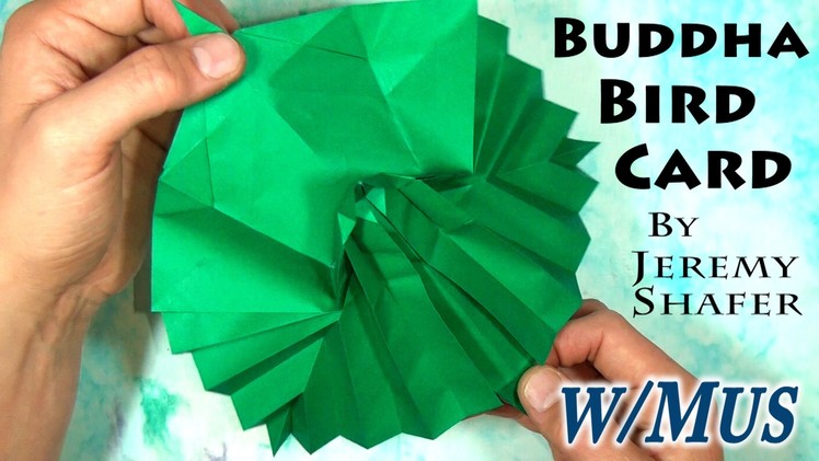 Origami Buddha Bird Pop-up Card (with music)