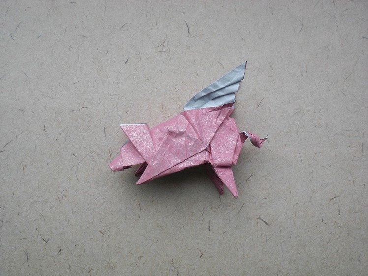 Origami Flying pig (Bodo Haag) Tutorial