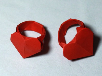 Origami Heart Ring tutorial - DIY (Henry Phạm)