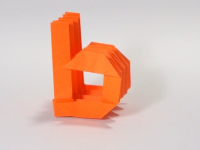 Origami Letter 'b'