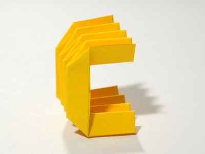Origami Letter 'c'