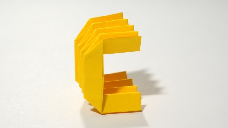 Origami Letter 'c'