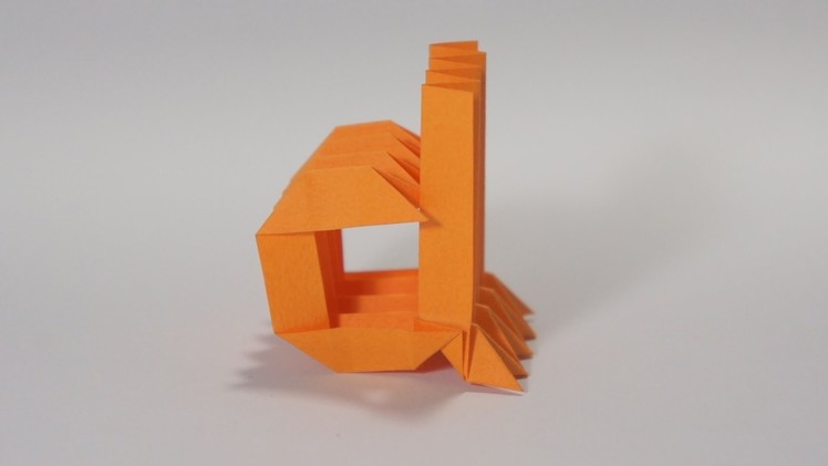 Origami Letter 'd'
