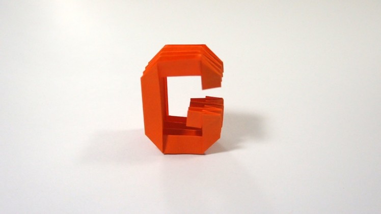 Origami Letter 'G'