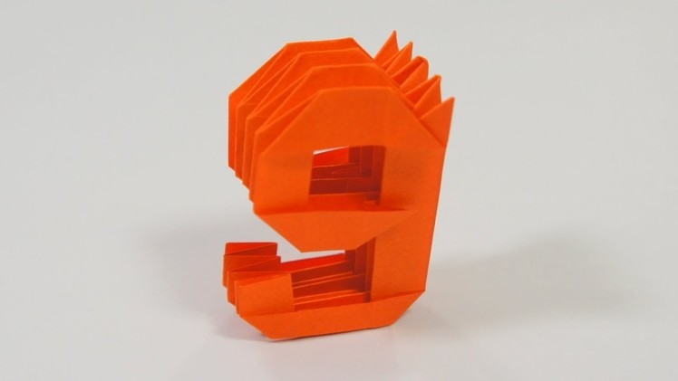 Origami Letter 'g'