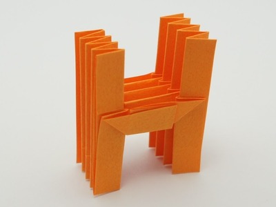 Origami Letter 'H'