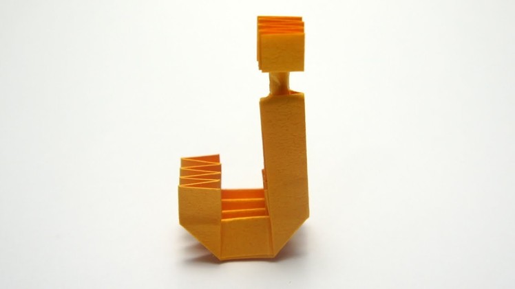 Origami Letter 'j'