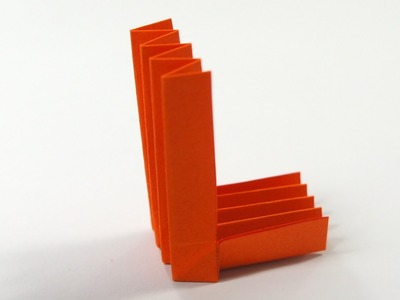 Origami Letter 'L'