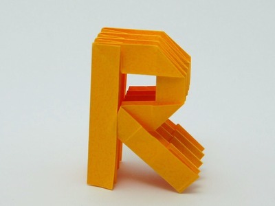 Origami Letter 'R'
