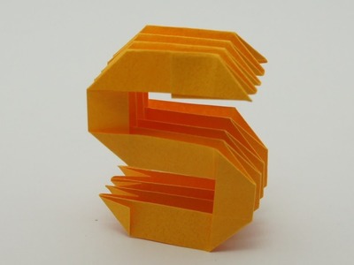 Origami Letter 'S'