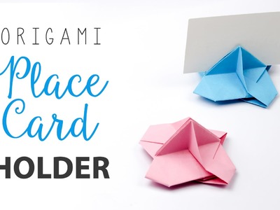 Origami Place Card Holder Tutorial ♥︎ Card Stand DIY ♥︎