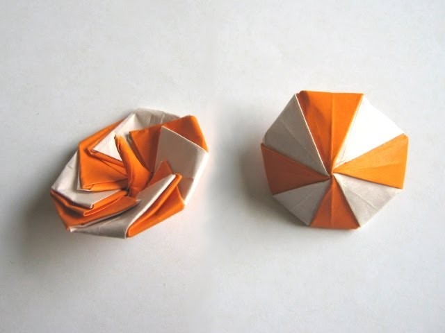 Origami "Spinning Top" by Manpei Arai (Part 1 of 2)