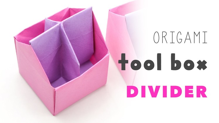 Origami Tool Box | 4 Section Divider