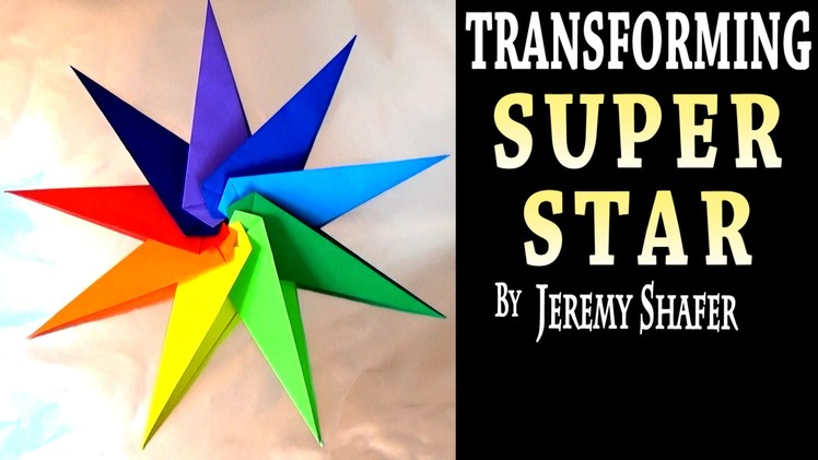 Origami Transforming Super Star