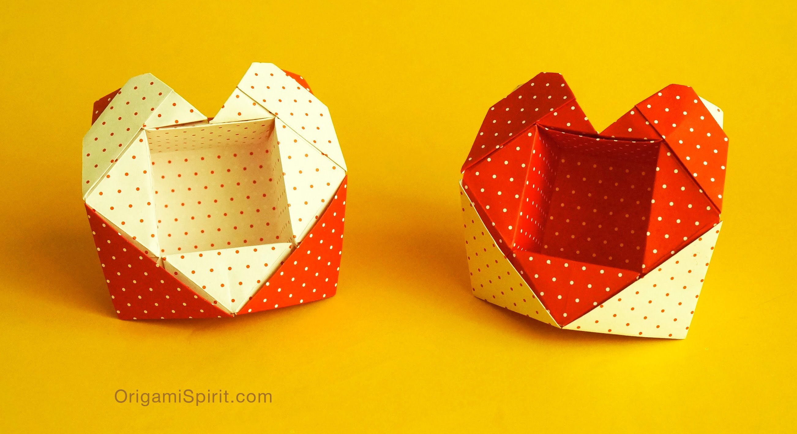 Origami Valentine HeartBox