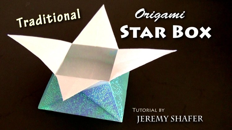 Traditional Origami Star Box