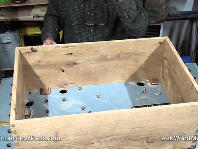 889. DIY Welding Cart –Routing Drawer Bottom Dado