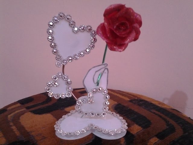 Best Out Of Waste Plastic  Fabulous Valentine Heart Showpiece
