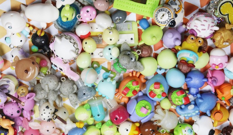 Charm Update #27: 80+ charms! Sleeping animals, chibis, and resin!!!