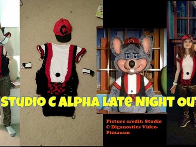 Chuck E. Cheese's DIY Studio C Alpha Late Night Outfit