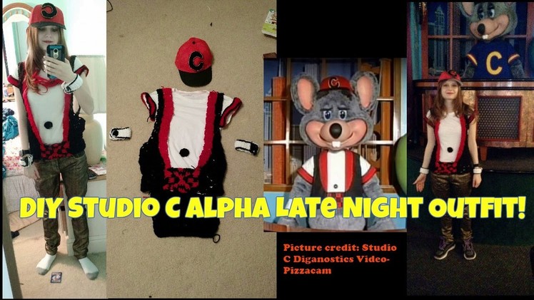 Chuck E. Cheese's DIY Studio C Alpha Late Night Outfit